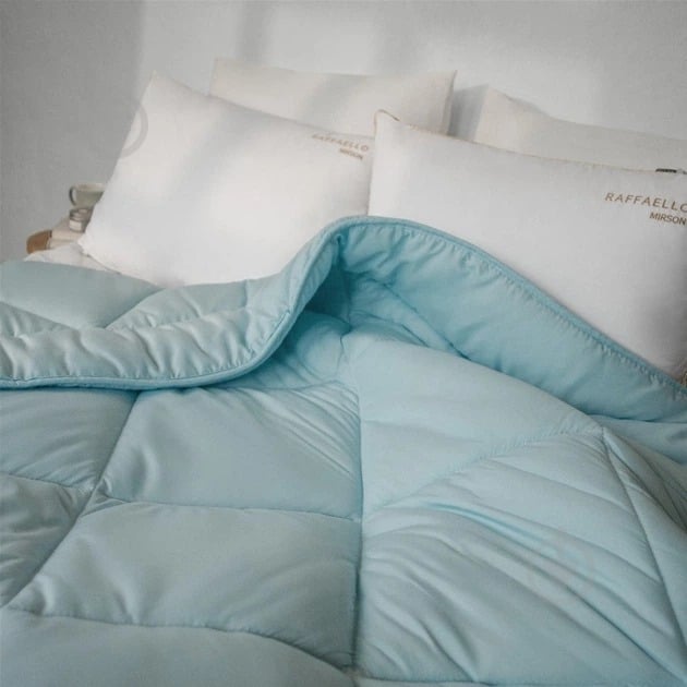Ковдра антиалергенна EcoSilk №1631 Eco Light 172x205 см MirSon блакитний - фото 5