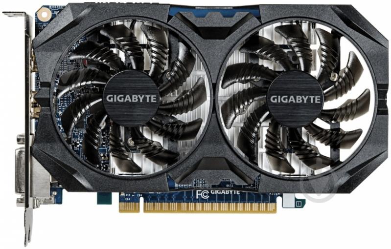 Видеокарта Gigabyte GeForce GTX 750 Ti WindForce 2X 4GB GDDR5 128bit (GV-N75TWF2OC-4GI) - фото 1