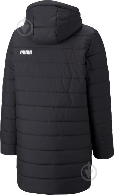 Куртка для дівчаток демісезонне Puma ESS HOODED PADDED COAT 84986201 чорне - фото 2