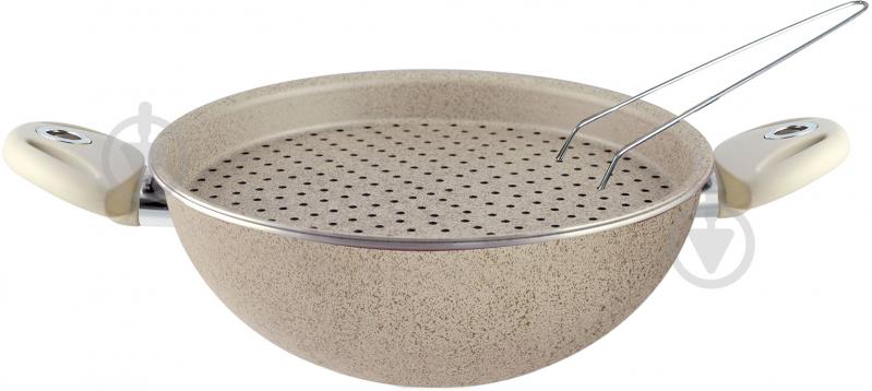 Пароварка Pensofal Wok Bio Stone Perla 24 см PEN5116 - фото 2 Пароварка Pensofal Wok Bio Stone Perla 24 см PEN5116 - фото 2
