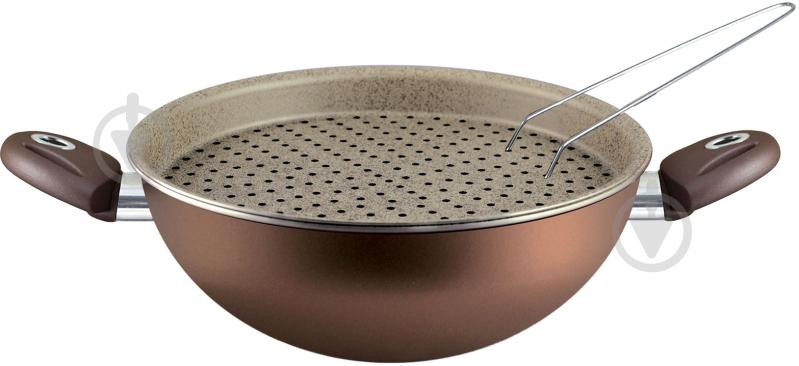 Пароварка Pensofal Wok Bio Stone Choco 24 см PEN5416 - фото 2