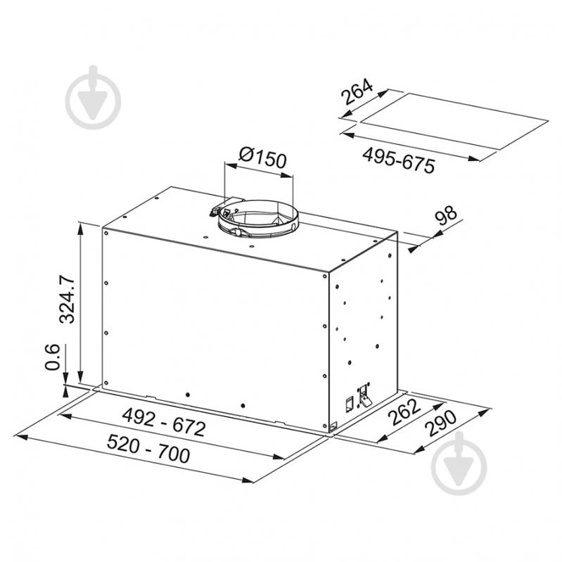 Витяжка Franke 305.0665.361 - фото 2