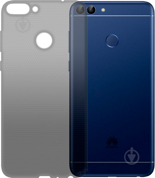 Чохол GlobalCase TPU Extra Slim темний для Huawei P Smart 2019 - фото 1