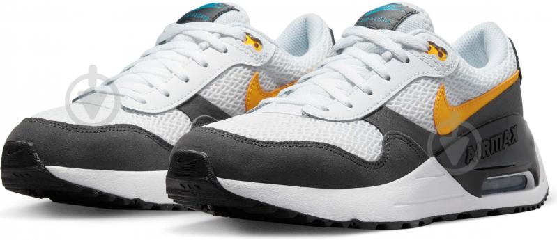 Кросівки дитячі демісезонні Nike AIR MAX SYSTM DQ0284-104 р.35,5 білі - фото 5