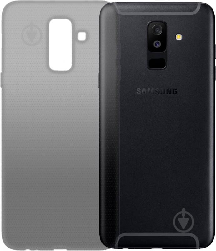 Чохол GlobalCase TPU Extra Slim для Samsung A6+ A605 2018 темний - фото 1