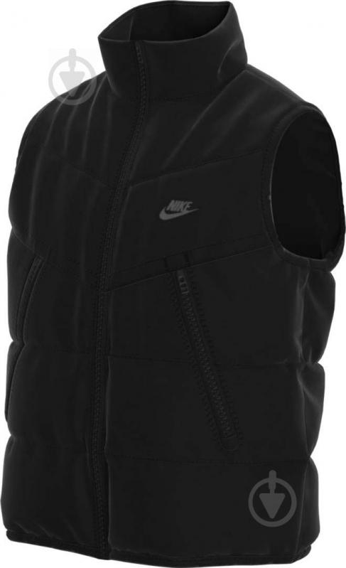 Жилет Nike M NSW SF WINDRUNNER VEST DD6817-010 р.S черный - фото 1