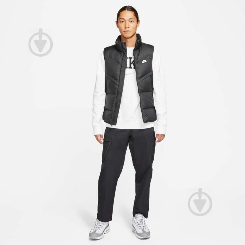 Жилет Nike M NSW SF WINDRUNNER VEST DD6817-010 р.S черный - фото 6