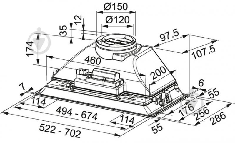 Вытяжка Franke 305.0599.532 - фото 2