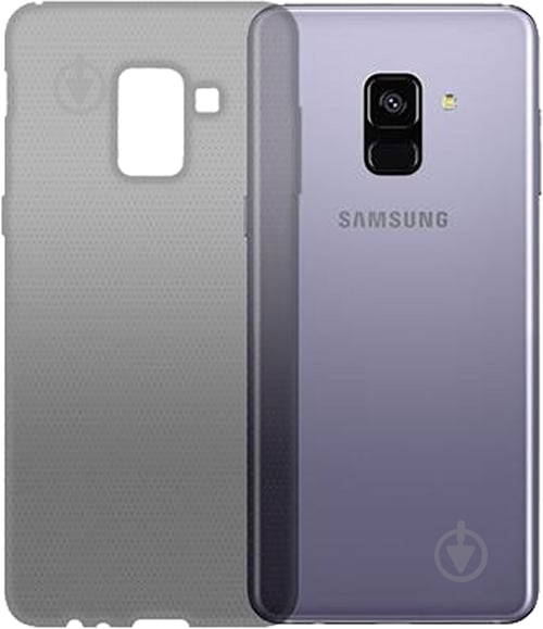 Чехол GlobalCase TPU Extra Slim для Samsung A8+ A730 2018 темный - фото 1