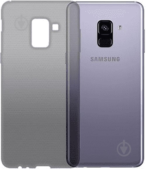 Чохол GlobalCase TPU Extra Slim для Samsung A8 A530 2018 темний - фото 1