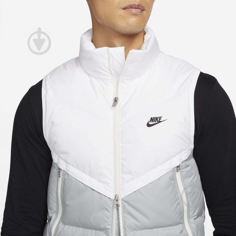 Жилет Nike M NSW SF WINDRUNNER VEST DD6817-100 р.S белый - фото 5