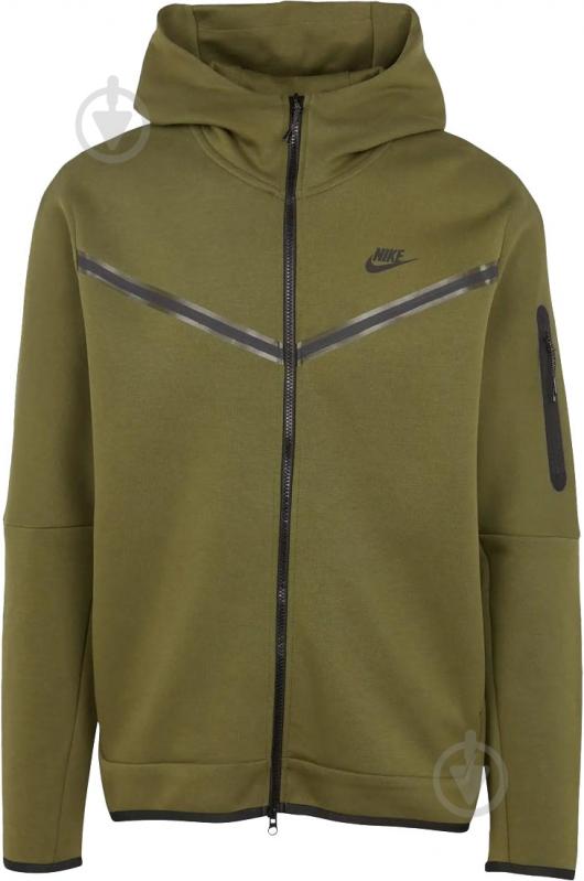 ᐉ Джемпер Nike M NSW TCH FLC HOODIE FZ WR CU4489-326 р. M зелений • Краща  ціна в Києві, Україні • Купити в Епіцентр К