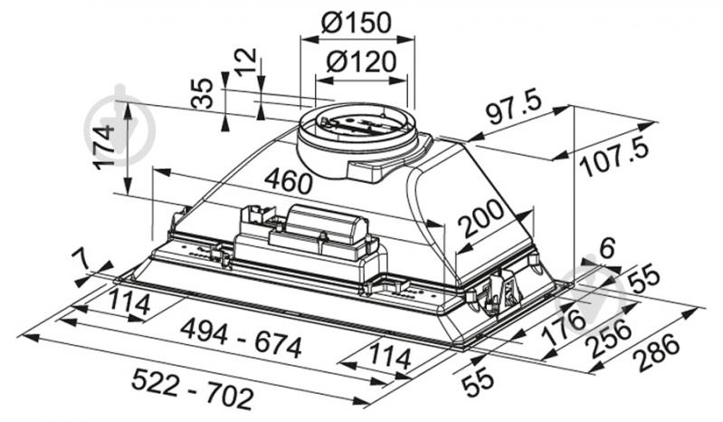 Вытяжка Franke 305.0599.509 - фото 2