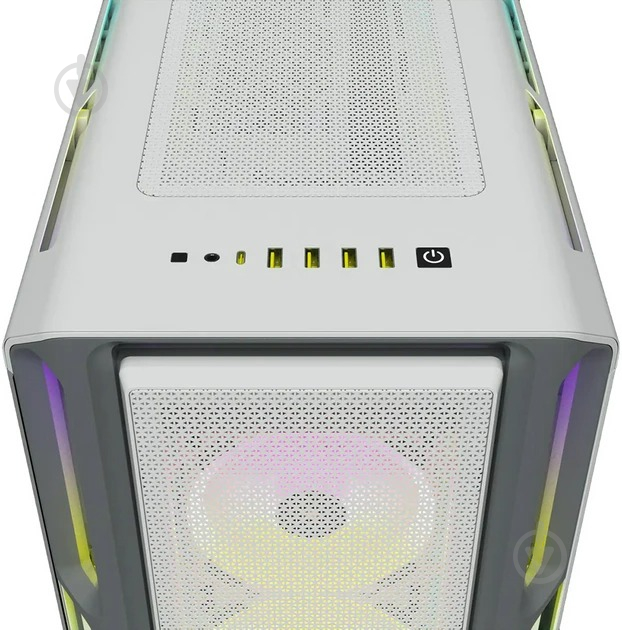 Корпус Corsair iCUE 5000T RGB Tempered Glass White (CC-9011231-WW) без БП - фото 3