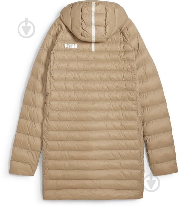 Пуховик женская зимняя Puma PACKLITE PRIMALOFT LONG HOODED JACKET 84940667 р.L светло-коричневый - фото 2