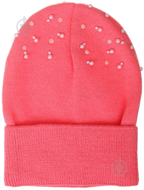 Шапочка дитяча для дівчинки Kraft+ арт. 2689 р.50-52 персик - фото 1