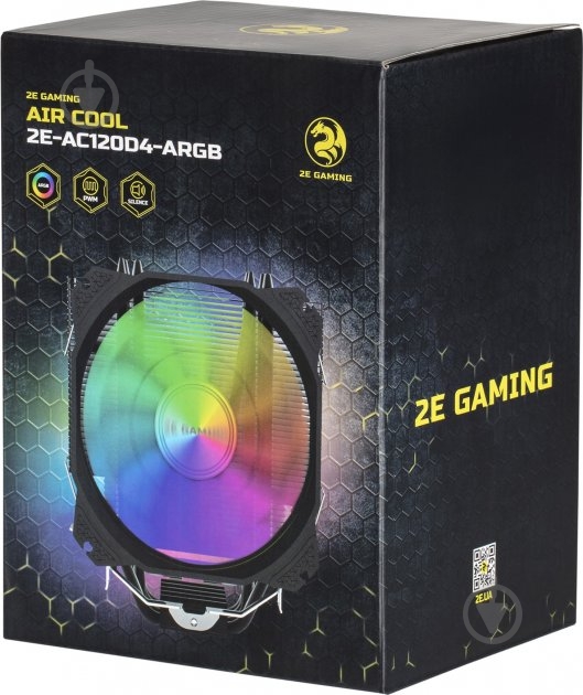 Процесорний кулер 2E Gaming Air Cool 2E-AC120D4-ARGB - фото 10