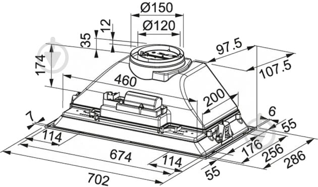 Витяжка Franke Inca Smart FBI 705 XS HCS - фото 3