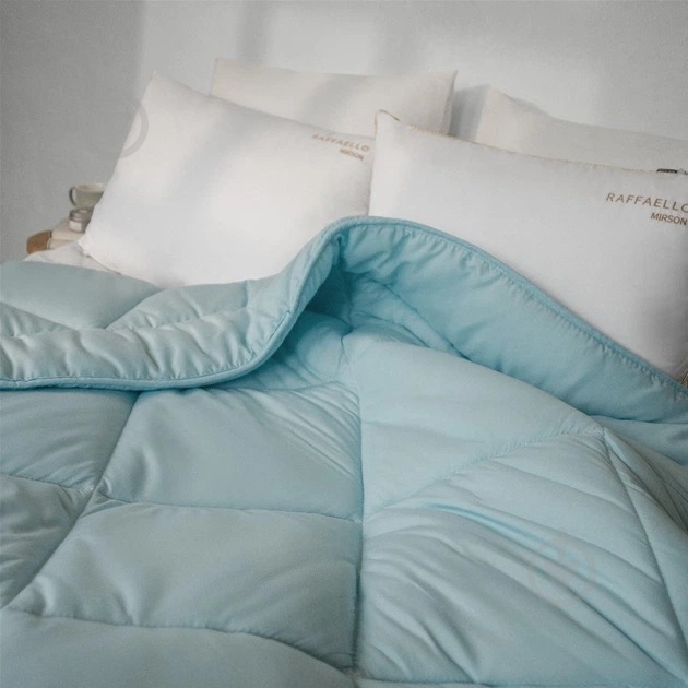 Одеяло антиалергенное Eco-Soft №1649 Eco Light 200x220 см MirSon голубой - фото 5