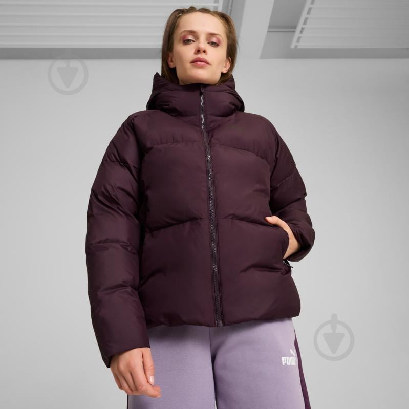 Куртка жіноча зимова Puma POLY PUFFER JACKET 62648944 р.L бордова - фото 3