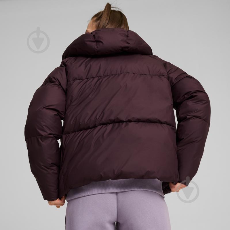 Куртка жіноча зимова Puma POLY PUFFER JACKET 62648944 р.L бордова - фото 4