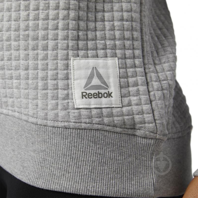 Свитшот Reebok CD9344 р. M серый - фото 3 Свитшот Reebok CD9344 р. M серый - фото 3