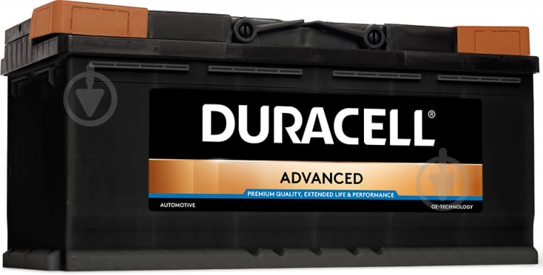 Аккумулятор автомобильный Duracell Advanced 110Ah 900A 12V DA110 «+» справа (DA110) - фото 1