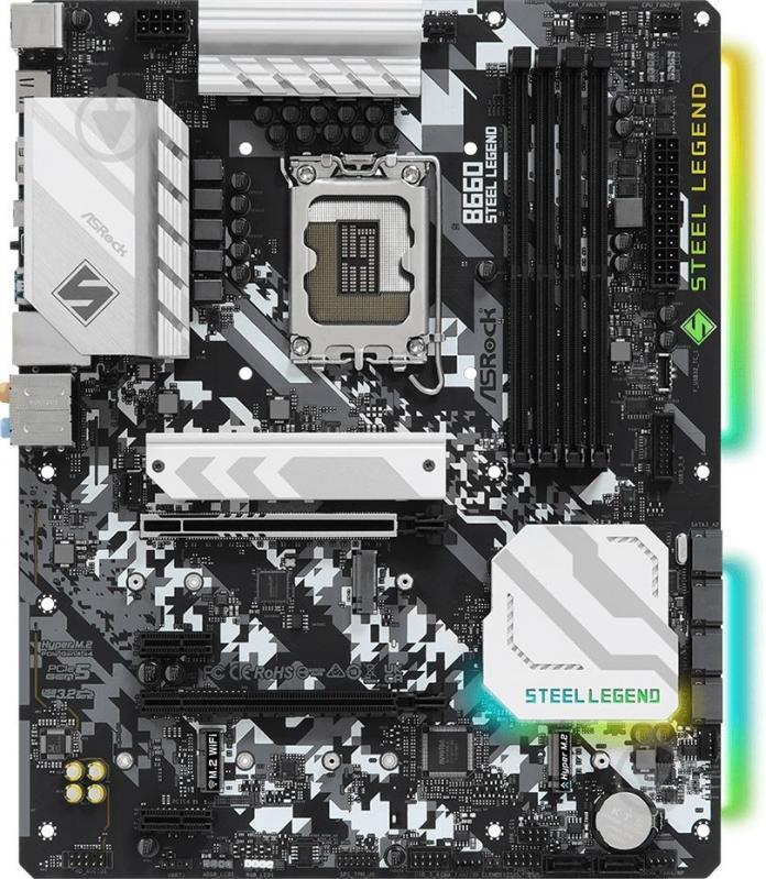 ᐉ Материнская плата ASRock B660 Steel Legend (Socket 1700, Intel B660 ...