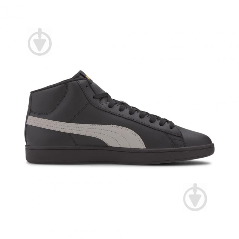 Кроссовки мужские зимние Puma Puma Smash v2 Mid L 36692411 р.41 черные с белым - фото 5