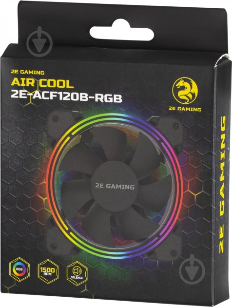 Корпусний кулер 2E Gaming Air Cool 2E-ACF120B-RGB - фото 7