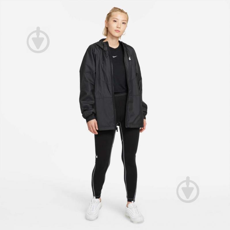 Вітрівка жіноча демісезонна Nike W NSW RPL WR ESSNTL WVN JKT DD5852-010 р.L чорна - фото 9