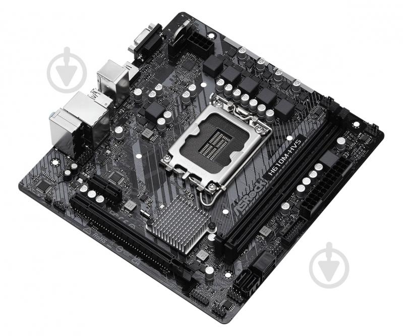 Материнська плата ASRock H610M-HVS (Socket 1700, Intel H610, micro ATX) - фото 3