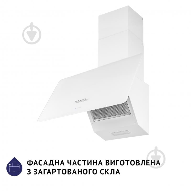 Вытяжка Minola HDN 6224 WH 700 LED декоративная наклонная - фото 4