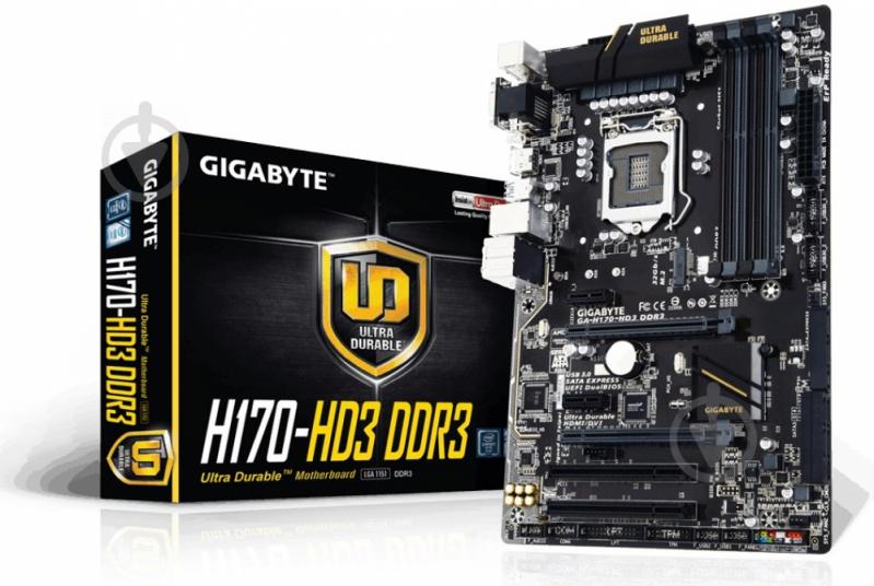 Материнська плата Gigabyte GA-H170-HD3 DDR3 (Socket 1151, Intel H170, ATX) - фото 4