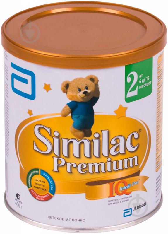 Сухая молочная смесь Similac Premium 2 400 г 8427030004440 - фото 1