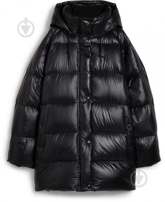 Куртка жіноча зимова Puma STYLE DOWN JACKET 62649101 р.L чорна - фото 1