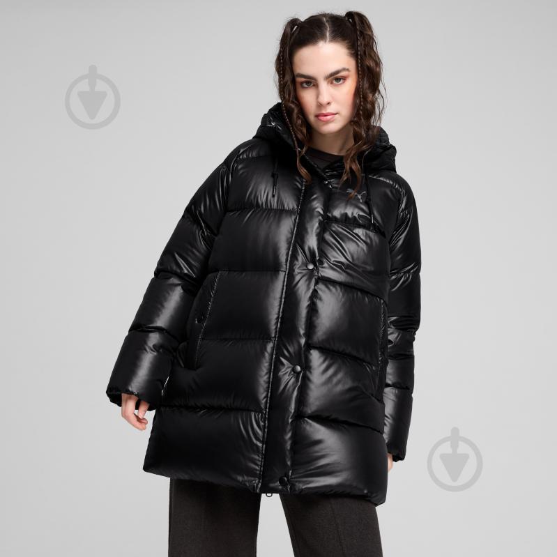 Куртка жіноча зимова Puma STYLE DOWN JACKET 62649101 р.L чорна - фото 3