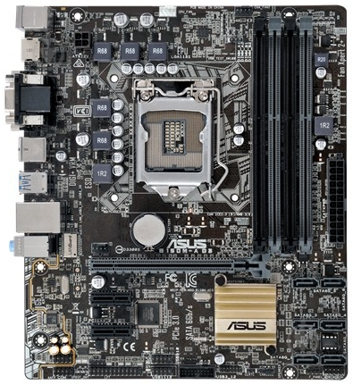 Материнська плата Asus B150M-A D3 (Socket 1151, Intel B150, mirco ATX) - фото 1