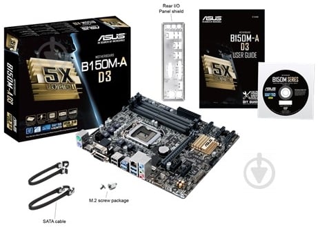 Материнська плата Asus B150M-A D3 (Socket 1151, Intel B150, mirco ATX) - фото 3