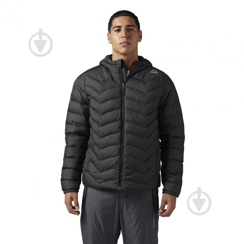 Куртка мужская Reebok BR0471 р.L черная - фото 1 Куртка мужская Reebok BR0471 р.L черная - фото 1