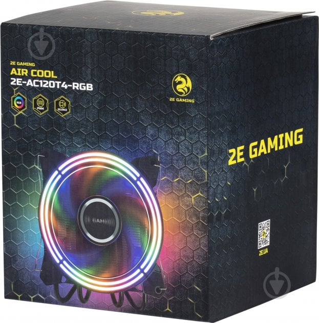 Процесорний кулер 2E Gaming Air Cool 2E-AC120T4-RGB - фото 7