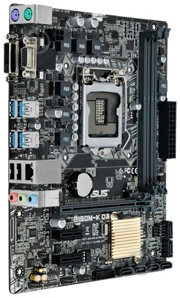 Материнська плата Asus B150M-K D3 (Socket 1151, Intel B150, mirco ATX) - фото 5