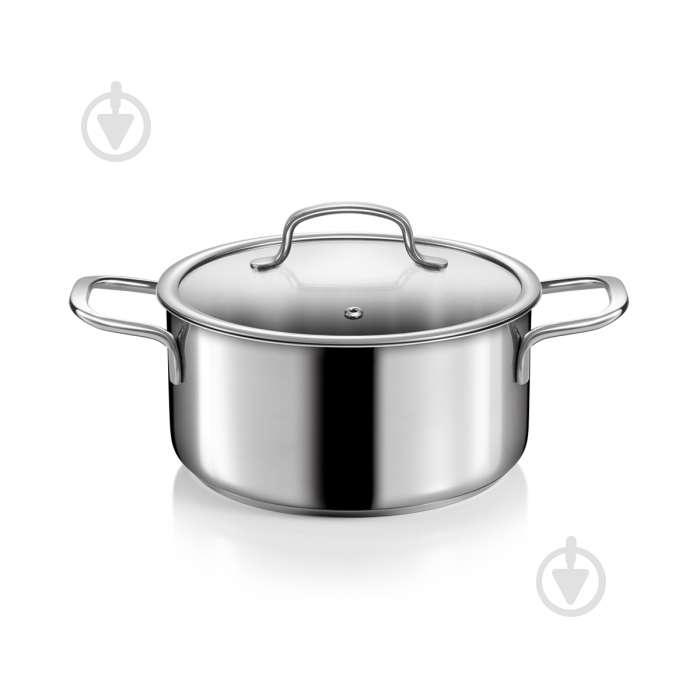 Кастрюля с крышкой Tescoma Optima 24 см 5 л 717530 - фото 1
