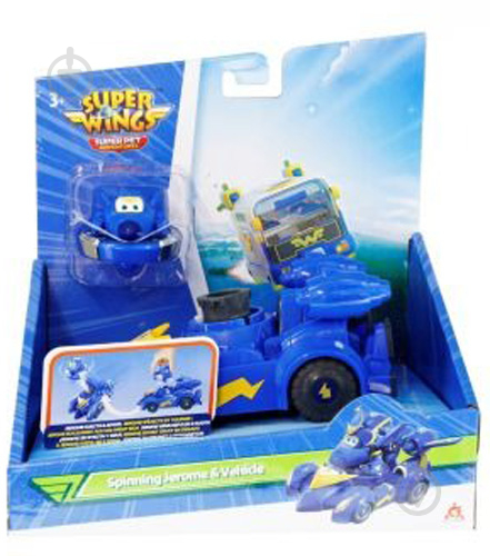 Игровой набор Super Wings Spinning Vehicle Джером (Jerome) EU770330 - фото 3