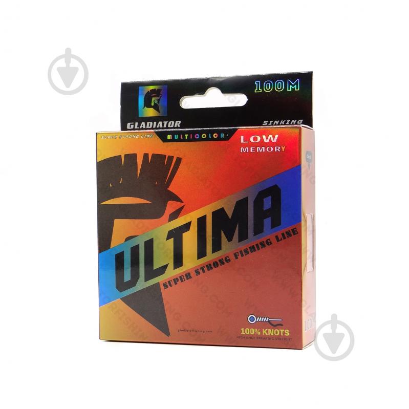 Волосінь Gladiator "ULTIMA" MULTICOLOR 100 м 0,22 мм 5,3 кг - фото 1