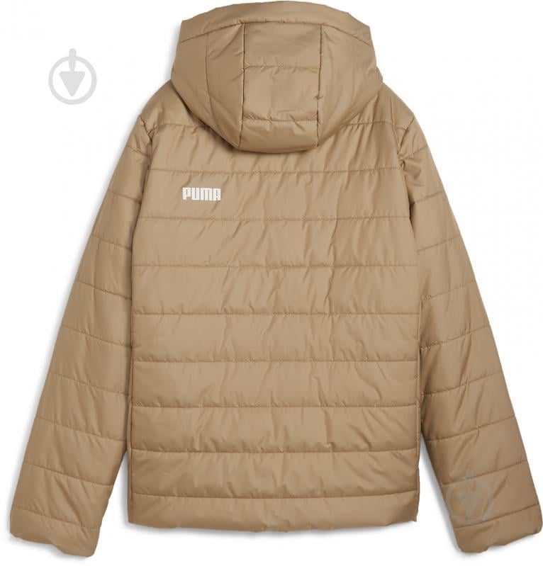 Куртка женская демисезонная Puma ESS HOODED PADDED JACKET 84894067 р.M бежевая - фото 2