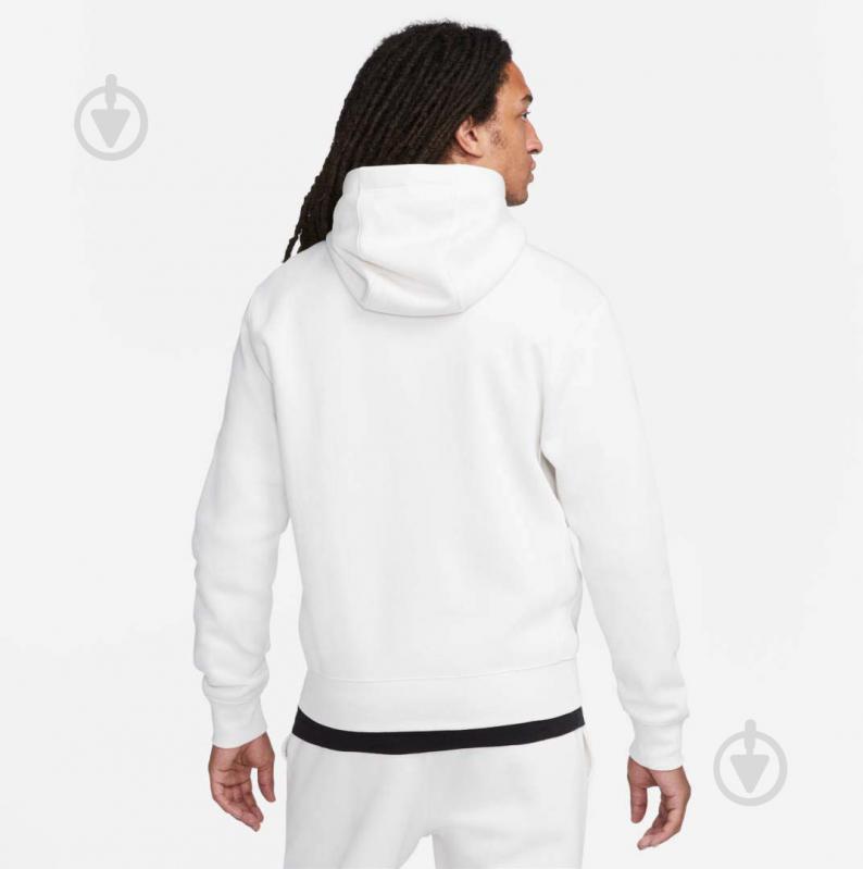 Джемпер Nike CLUB+ BB PO HOODIE MLOGO DX0783-030 р. S бежевый - фото 2