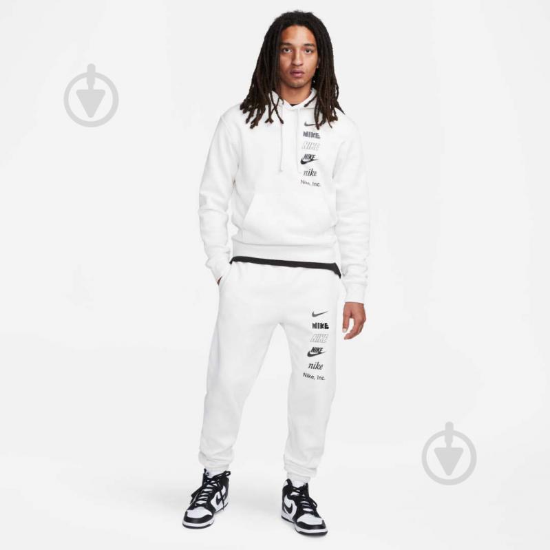 Джемпер Nike CLUB+ BB PO HOODIE MLOGO DX0783-030 р. M бежевый - фото 5