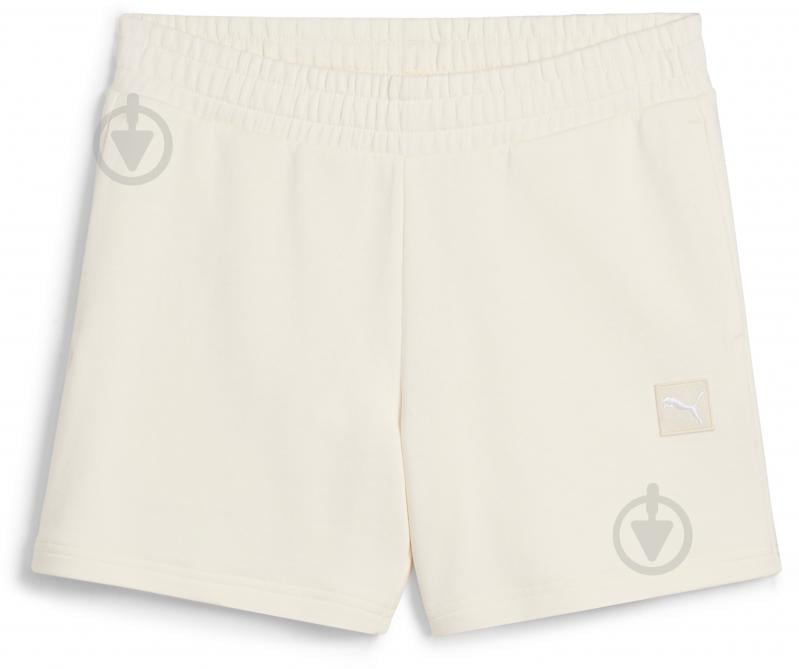 Шорты Puma ESS ELEVATED Mid-Rise Shorts 5" 68502099 р. XL бежевый - фото 1