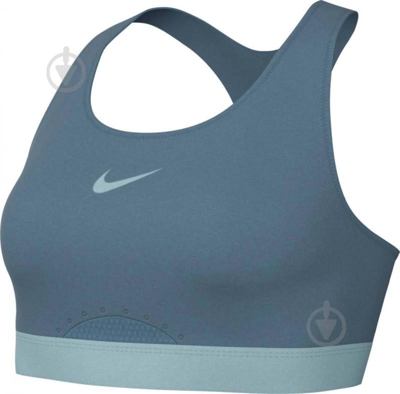 Бра Nike W NK DF SWSH HS BRA DD0428-440 р.XS-A/C голубой - фото 7